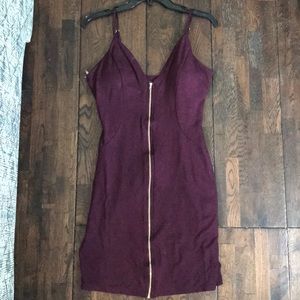 Short zipper party dress